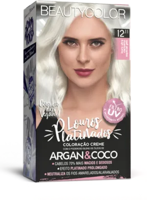 Coloração Permanente 12.11 Louro Ultra Claro Gelo Louros Platinados Beautycolor