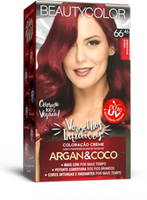 Coloração Permanente 66.46 Chama Provocante Vermelhos Infalíveis Beautycolor