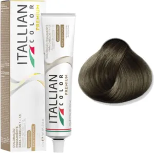 Coloração Permanente Itallian Color Premium 7.1 Loiro Cinza
