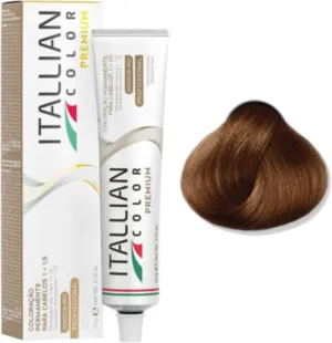 Coloração Permanente Itallian Color Premium 7.4 Loiro Cobre