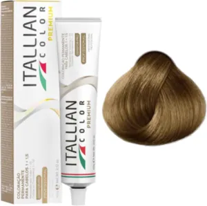 Coloração Permanente Itallian Color Premium 7.3 Loiro Dourado