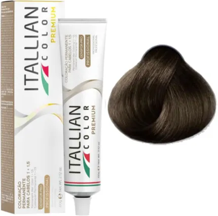 Coloração Permanente Itallian Color Premium 6.34 Loiro Escuro Dourado Cobre