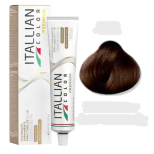 Coloração Permanente Itallian Color Premium 8.43 Loiro Claro Cobre Dourado