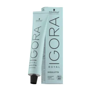 Coloração Permanente Igora Royal Highlifts 10-1 Louro Ultra Claro Cinza