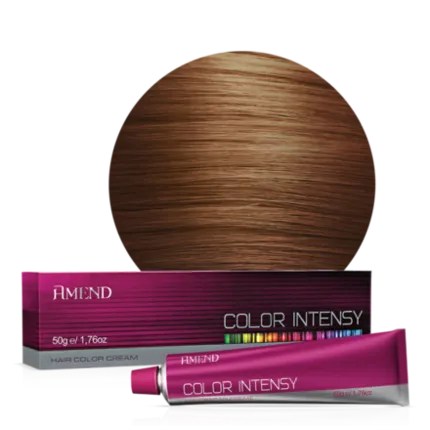 Coloração Permanente Amend Color Intensy 6.34 Louro Escuro Dourado Acobreado