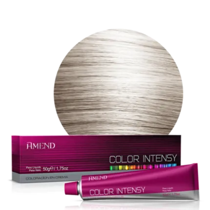 Coloração Permanente Amend Color Intensy 10.1 Louro Claríssimo Acinzentado