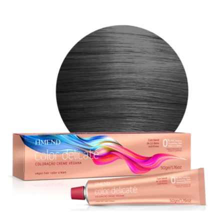 Coloração Vegana Amend Color Delicaté 0.1 Cinza Intensificador
