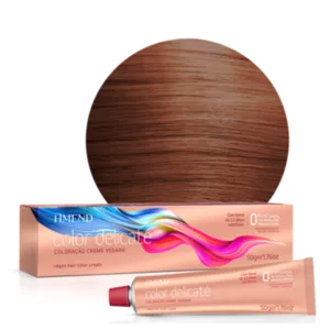 Coloração Vegana Amend Color Delicaté 7.43 Louro Médio Acobreado Dourado
