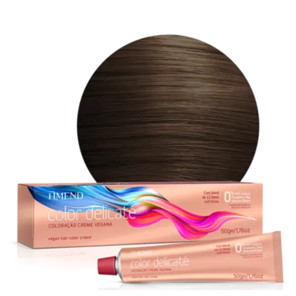 Coloração Vegana Amend Color Delicaté 6.0 Louro Escuro
