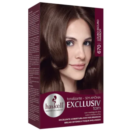 Tonalizante Exclusiv Tom 670 Louro Escuro Marrom (Chocolate)