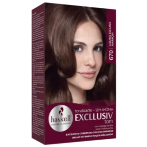 Tonalizante Exclusiv Tom 670 Louro Escuro Marrom (Chocolate)