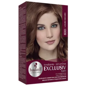 Tonalizante Exclusiv Tom 600 Louro Escuro Haskell