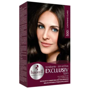 Tonalizante Exclusiv Tom 500 Castanho Claro Haskell