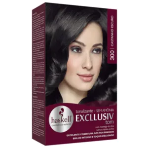 Tonalizante Exclusiv Tom 300 Castanho Escuro Haskell