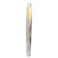 Pinça Silver Gold Ponta Diagonal Aço Inox Enox