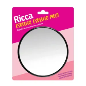 Espelho de Aumento 3x Com Ventosa Ricca