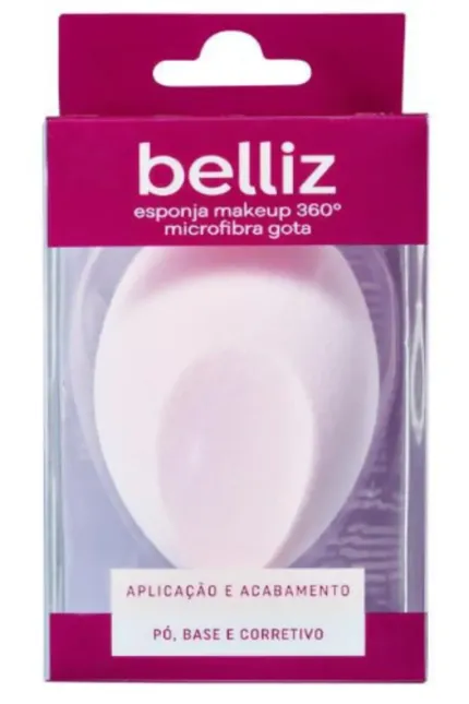 Esponja Make Up 360° Microfribra Gota Belliz