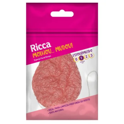 Esponja Facial Konjac Ricca