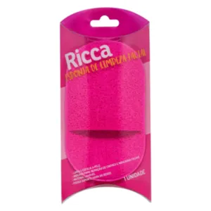 Esponja Limpeza Facial Texturizada Ricca