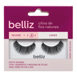 Cílios Fios Naturais Vol3 Longo Belliz