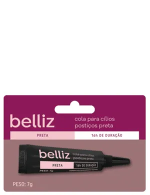 Cola Para Cilios Postiços (cor preta) Belliz