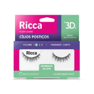 Cílios 3D Vol02 Esfumado de Leve Ricca