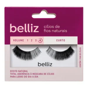 Cílios Fios Naturais Vol4 Curto Belliz