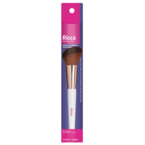 Pincel Blush Chanfrado Rose Gold Ricca
