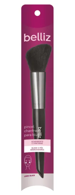 Pincel para Blush Chanfrado Médio Belliz