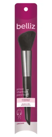 Pincel para Blush Chanfrado Médio Belliz