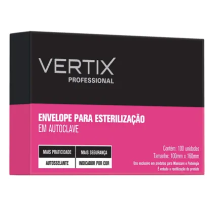 Envelope Para Esterilização 10X16Cm Vertix