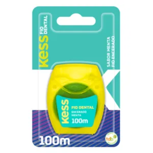 Fio Dental Encerrado Menta Kess 100m
