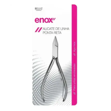 Alicate De Unha Ponta Reta Enox