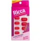 Unhas Postiças Vermelho Paixão Uso com Cola Ricca