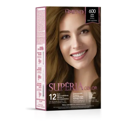 Tonalizante Supéria Color 600 Louro Escuro Amend