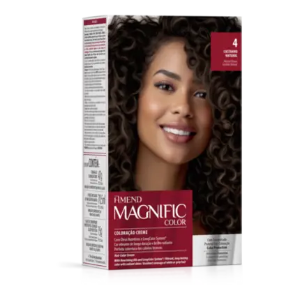Kit Coloração Magnific Color 4.0 Castanho Natural Amend