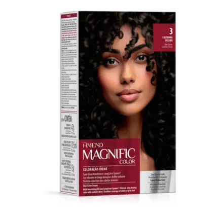 Kit Coloração Magnific Color 3.0 Castanho Escuro Amend