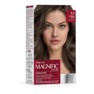 Kit Coloração Magnific Color 7.1 Louro Cinza Natural Amend