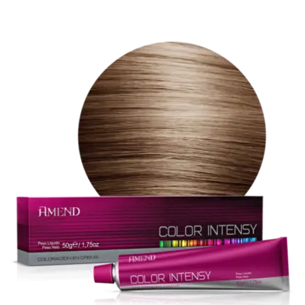 Coloração Permanente Amend Color Intensy 7.7 Louro Médio Marrom