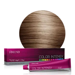 Coloração Permanente Amend Color Intensy 7.7 Louro Médio Marrom