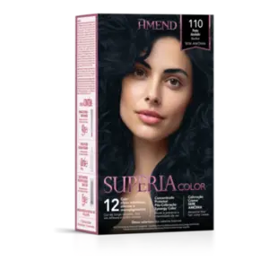 Tonalizante Supéria Color 110 Preto Azulado Amend