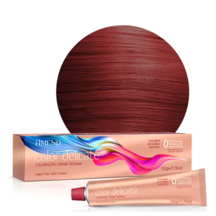 Coloração Vegana Amend Color Delicaté 0.6 Vermelho Intensificador