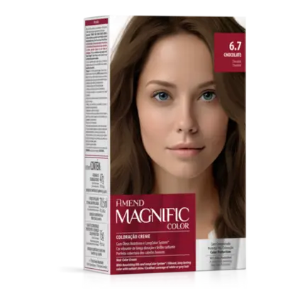 Kit Coloração Magnific Color 6.7 Chocolate Amend