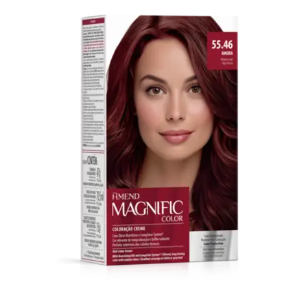 Kit Coloração Magnific Color 55.46 Amora amend