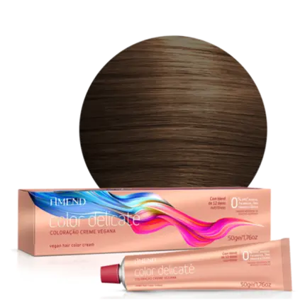 Coloração Vegana Amend Color Delicaté 8.4 Louro Claro Acobreado