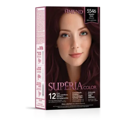 Tonalizante Supéria Color 5546 Vermelho Amora Amend