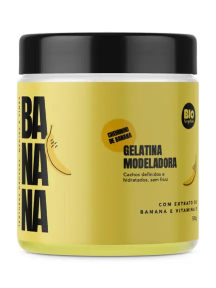 Gelatina Modeladora de Banana Bio Vegetais 500g