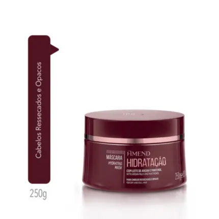 Máscara Hidratante Leite de Argan e Pantenol Amend Essenciais 250g