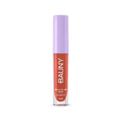 Batom Líquido Matte Vegano cor 110 Bauny 5ml