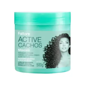Máscara Hidratante Active Cachos Fattore 500g